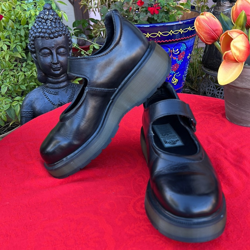 🏴 Dr. Martens MIE Vintage 90’s Chunky Platform Mary Janes UK 5 - Picture 9 of 17